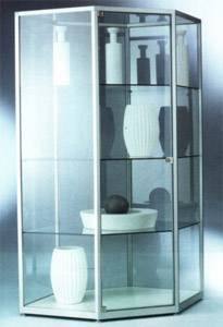 Standvitrinen 6eck nice